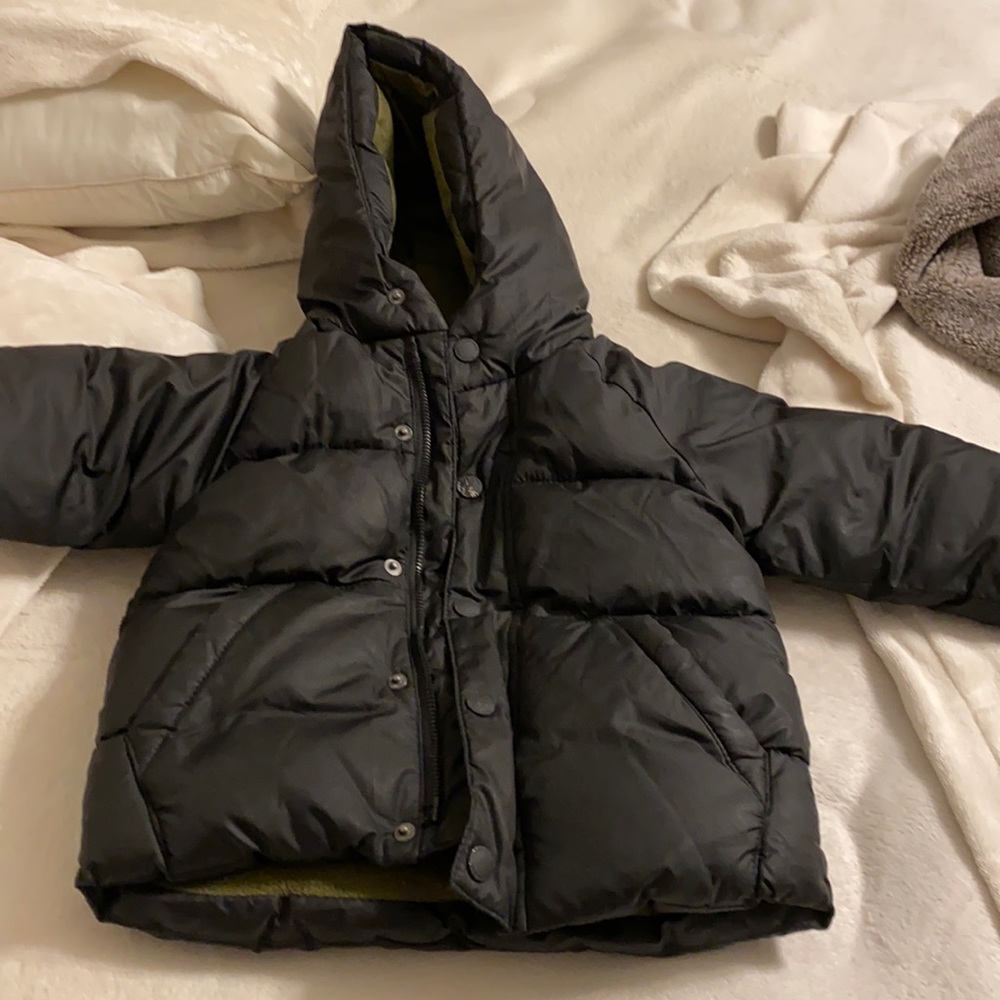 Black Zara boys puffer